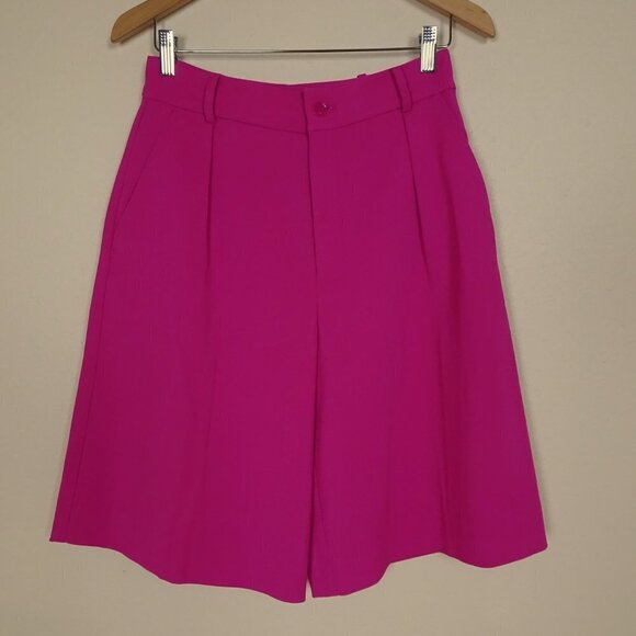 Ralph Lauren Crepe High Rise Shorts Size 4 - Picture 2 of 8